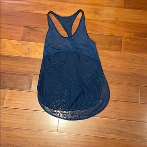 Lululemon twist and train tank singlet